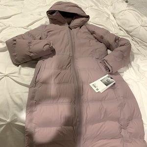 Lululemon Sleet Street Long Coat size 10 Pink